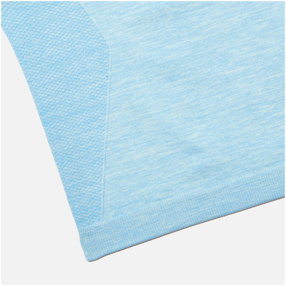 Shape Seamless Crop Top - XS - Light Blue Marl
