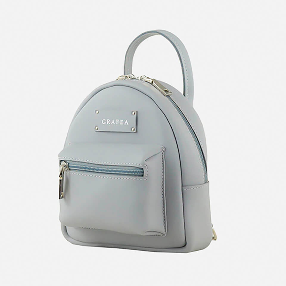 Grafea Women s Mini Zippy Backpack Grey