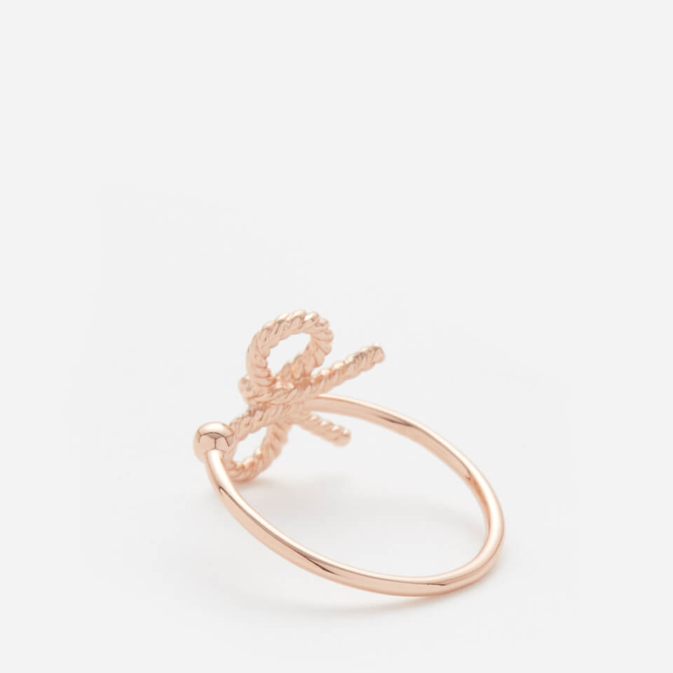 Olivia Burton Women's Vintage Bow Ring - Rose Gold