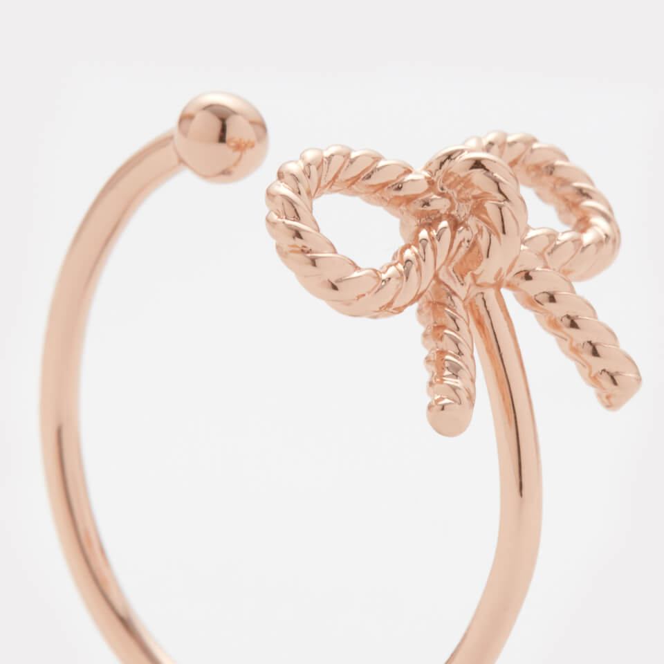 Olivia Burton Women's Vintage Bow Ring - Rose Gold
