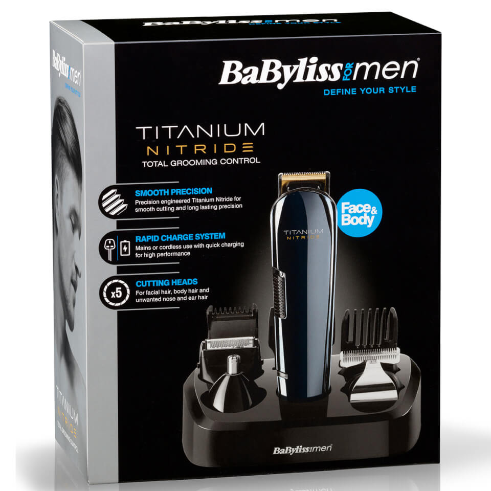 BaByliss For Men Titanium Nitride Trimmer