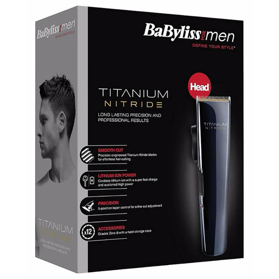 BaByliss For Men Titanium Nitride Trimmer