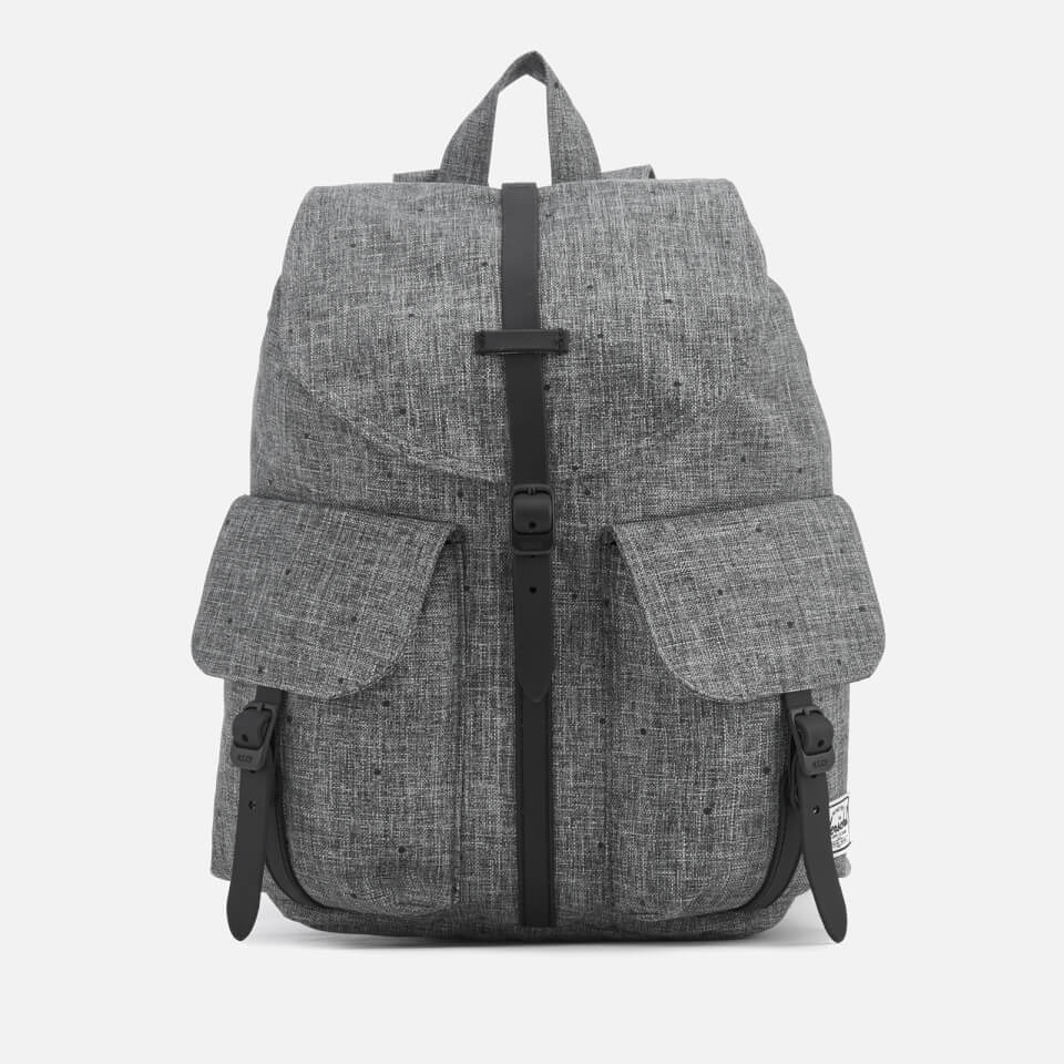 Herschel Supply Co. Men s Dawson Xtra Small Backpack Scattered Raven Crosshatch Black Rubber