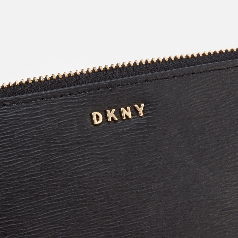 DKNY Women's Bryant Medium Wristlet Pouch Bag - Black