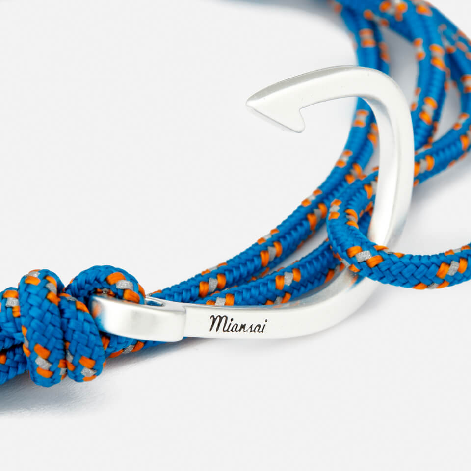 Miansai Men's Rope Bracelet with Silver Hook - Caribbean