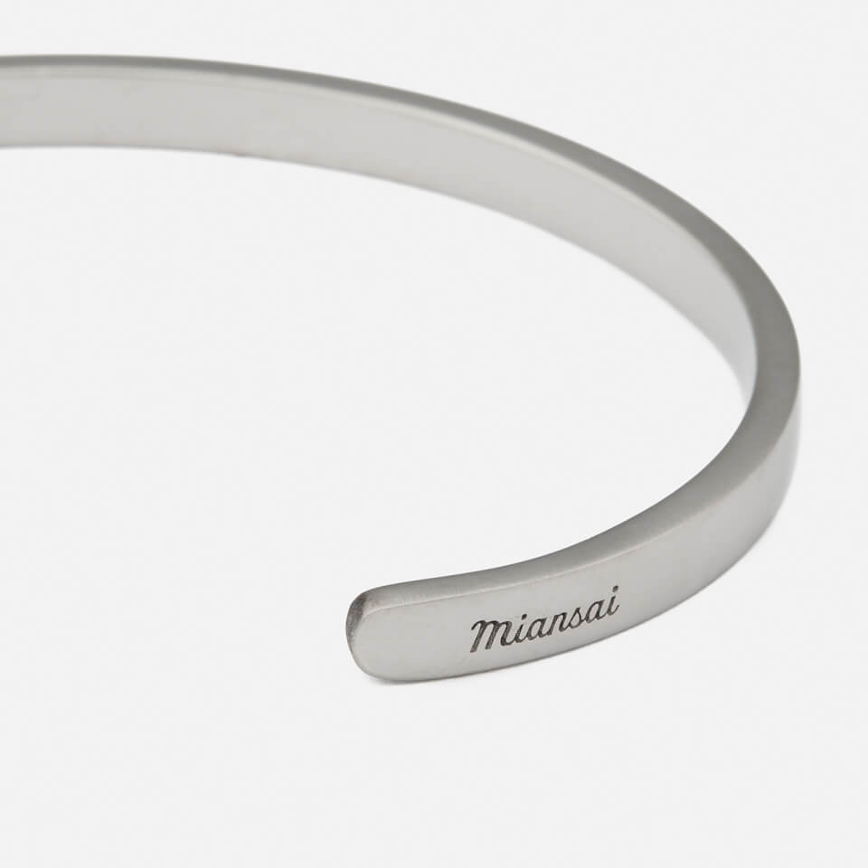 Miansai Men's Singular Cuff Bracelet - Matte Silver