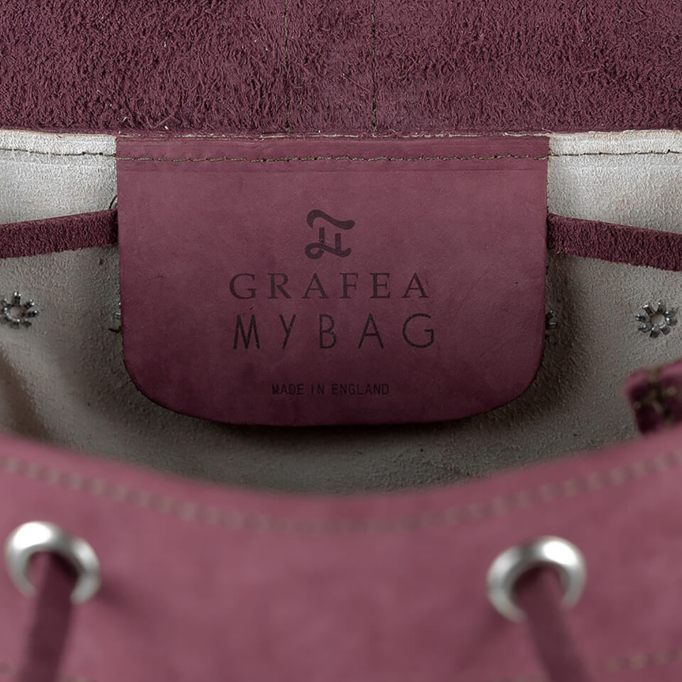 MyBag x Grafea Exclusive Women's Hari Nubuck Backpack - Burgundy