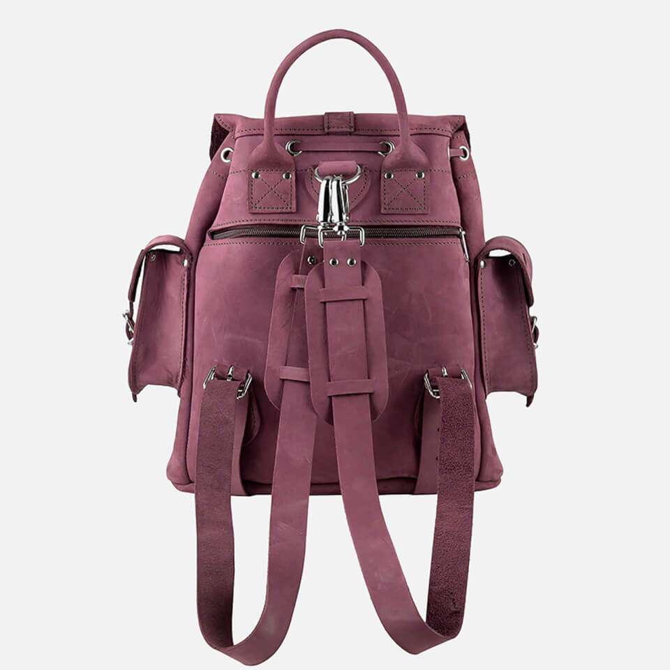 MyBag x Grafea Exclusive Women's Hari Nubuck Backpack - Burgundy