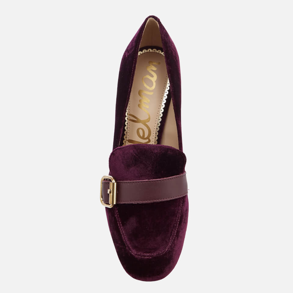 Sam Edelman Women s Ellison Velvet Mary Jane Heels Malbec Allsole