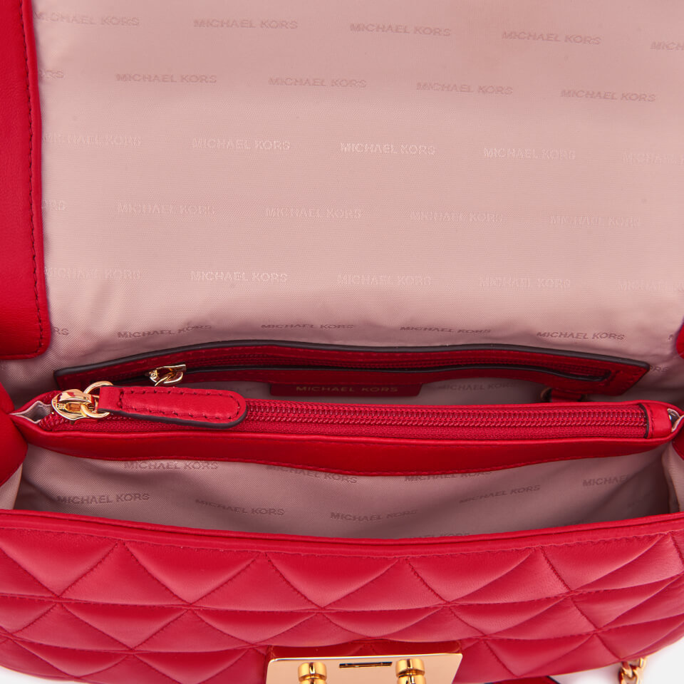 MICHAEL MICHAEL KORS Women's Sloan Large Chain Shoulder Bag - Bright Red