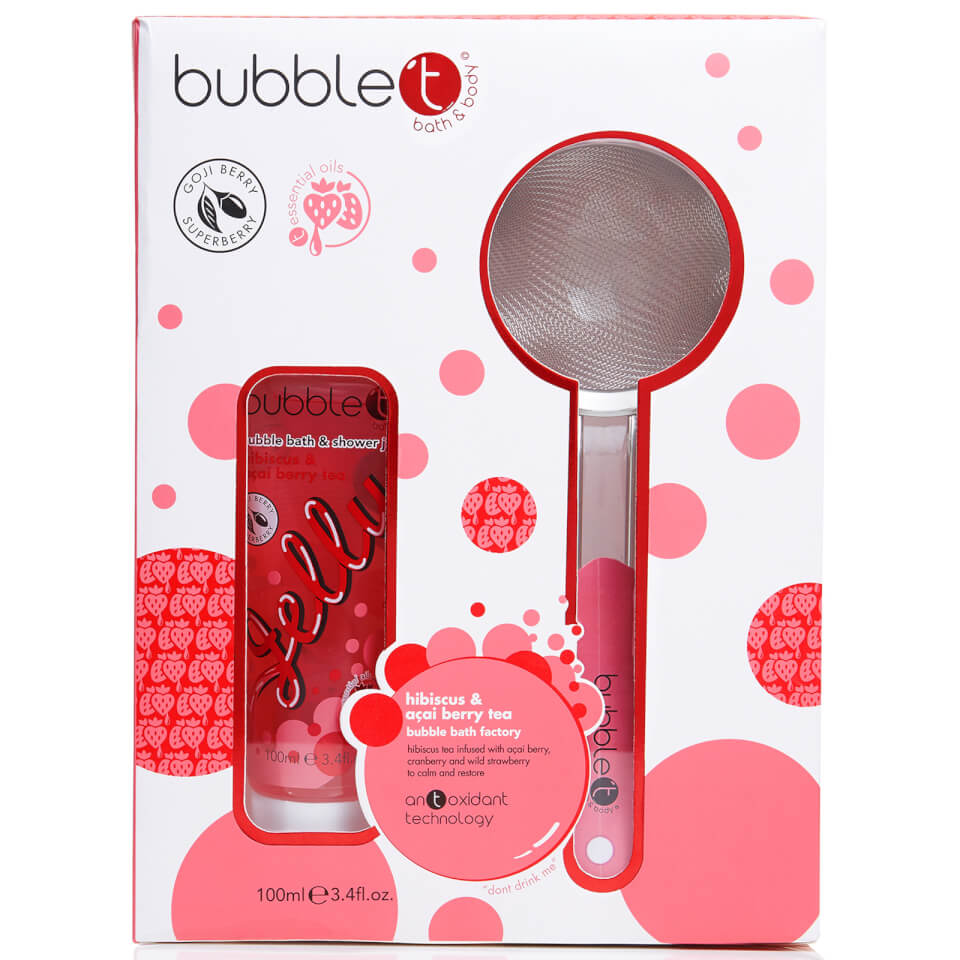 Bubble T Fizz & Bubble Bath Factory - Red 100ml