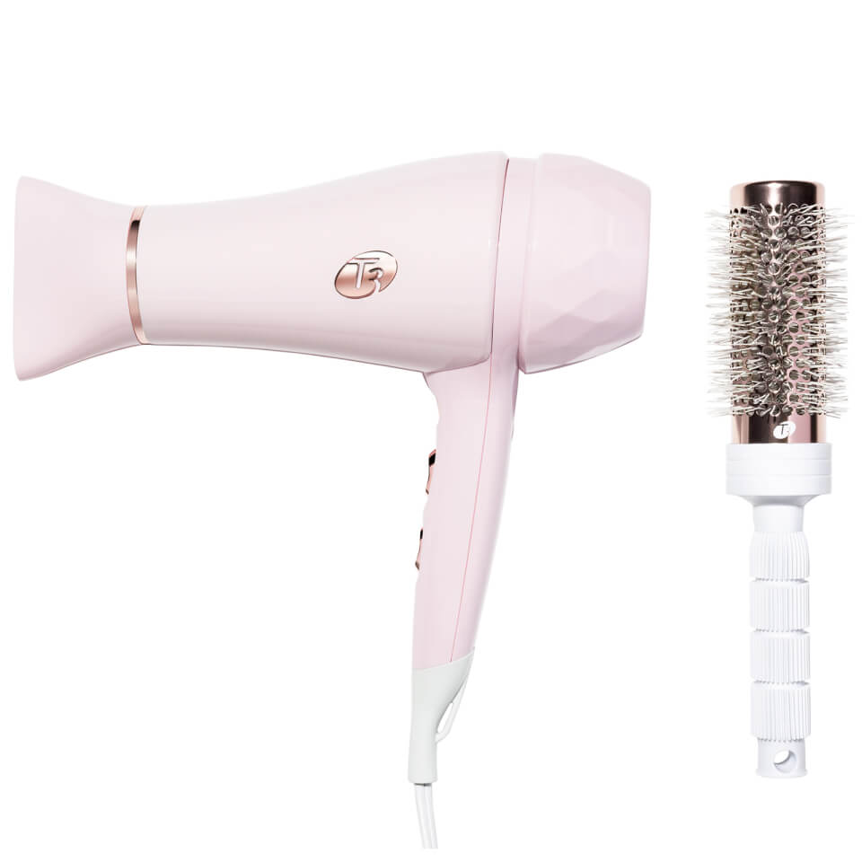 T3 Featherweight Luxe 2i Hairdryer - Soft Pink & Rose Gold