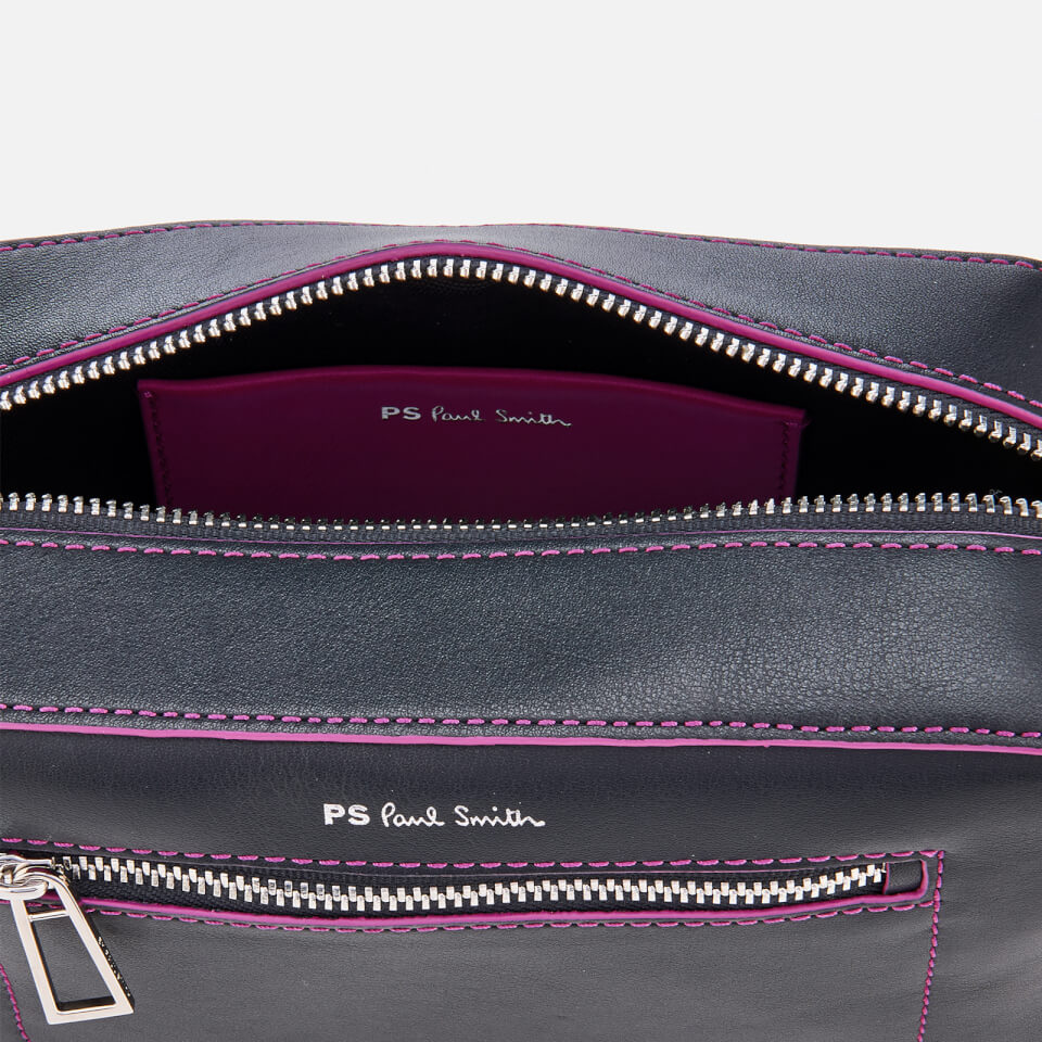 PS by Paul Smith Women's Multi Stripe Strap Cross Body Bag - Navy