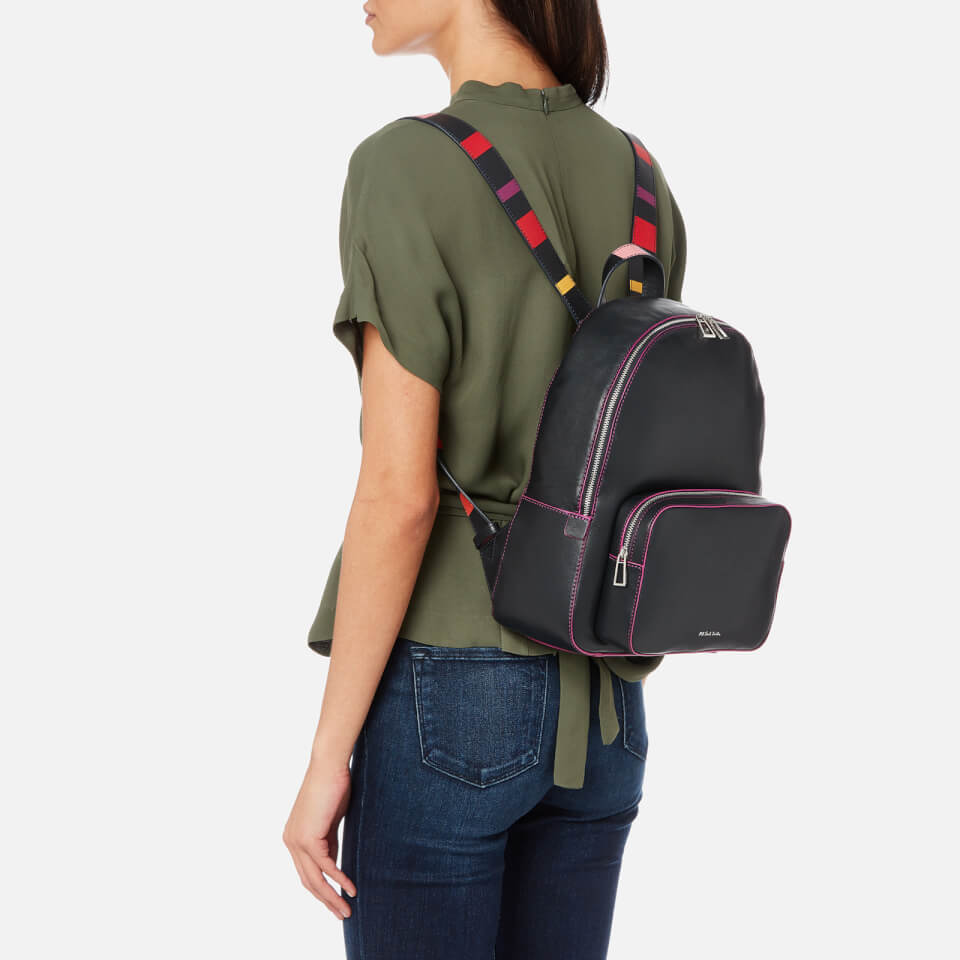 PS Paul Smith Women's Multi Stripe Strap Backpack - Navy