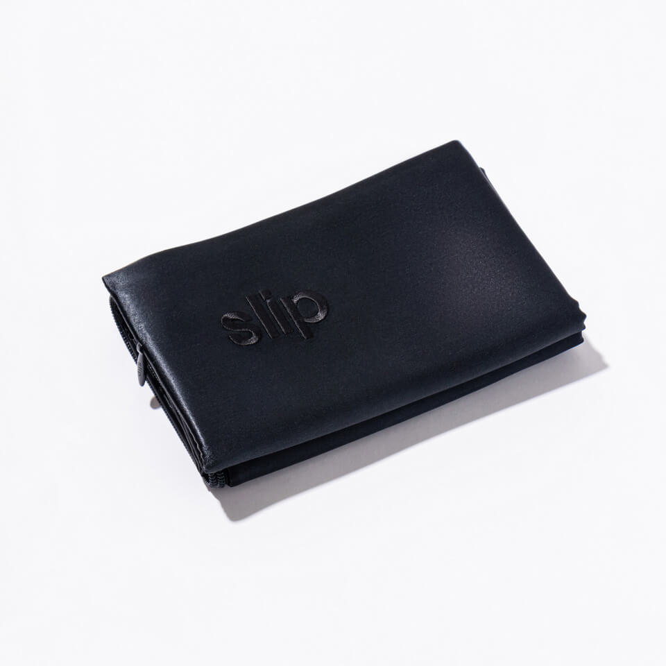 Slip Silk Pillowcase - Queen - Black