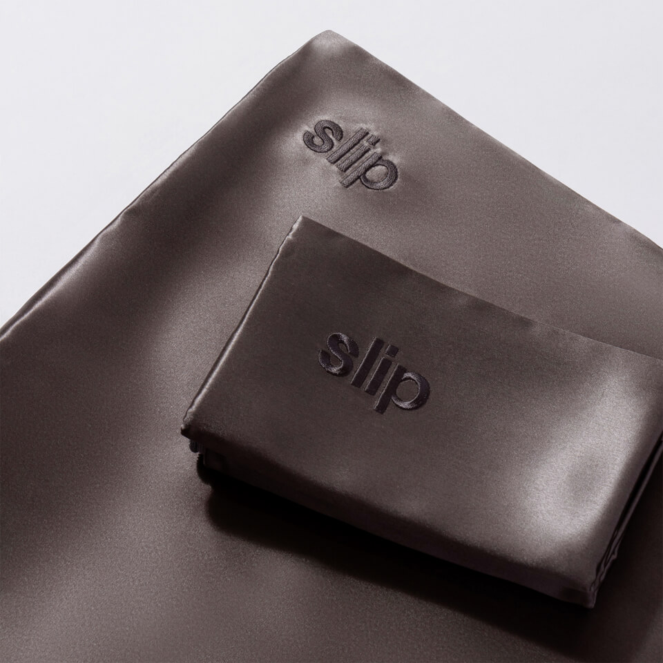 Slip Silk Pillowcase - Queen - Charcoal