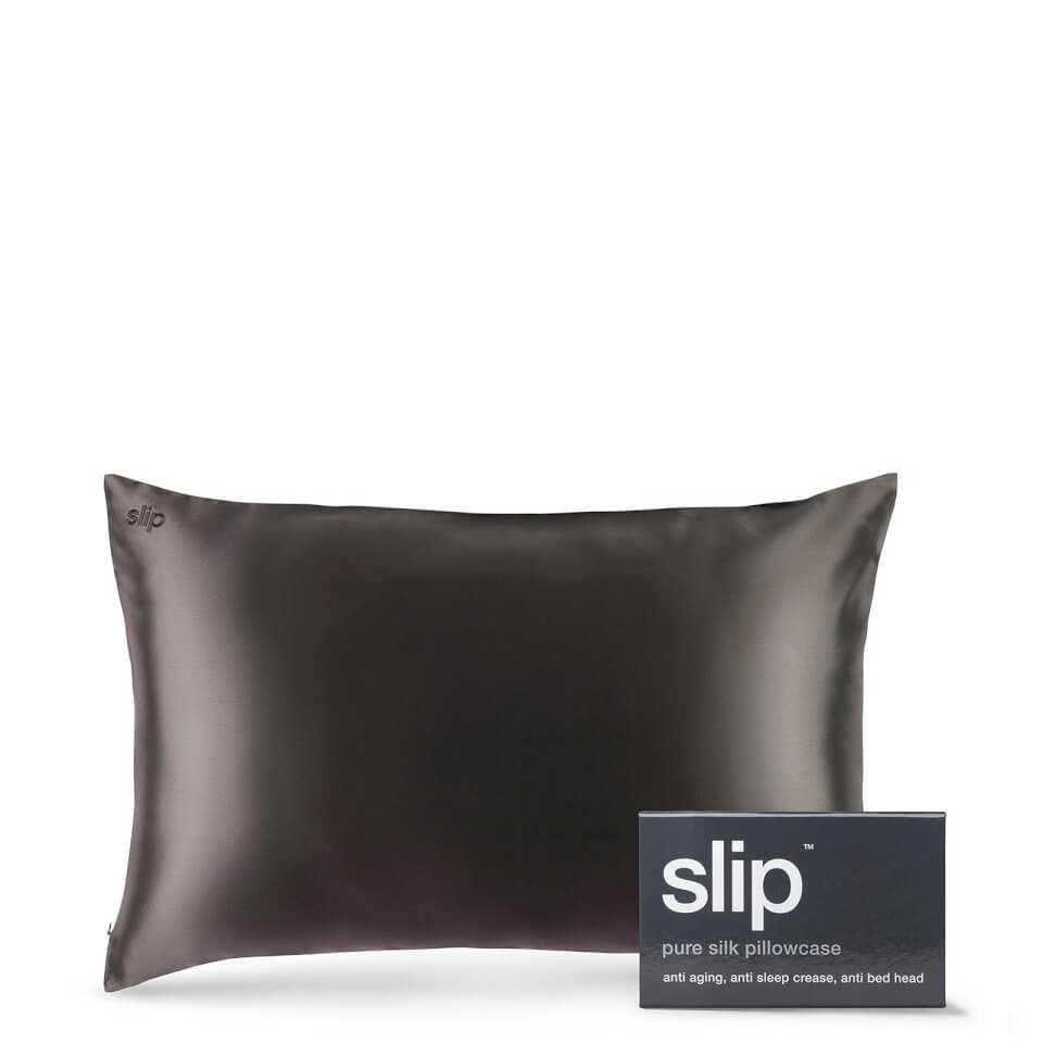 Slip Silk Pillowcase - Queen - Charcoal