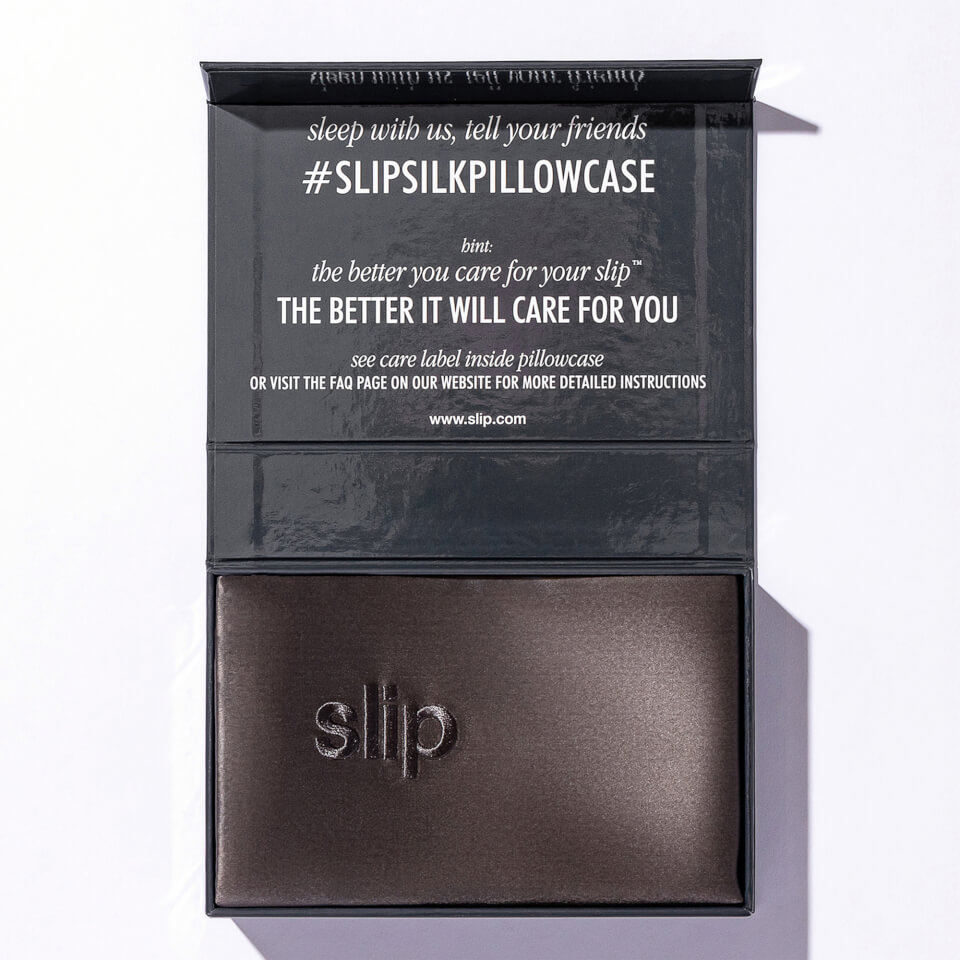Slip Silk Pillowcase - Queen - Charcoal