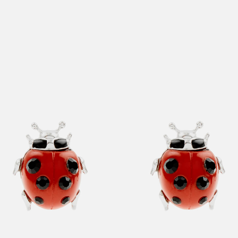 Vivienne Westwood Women's Ladybird Earrings - Red Resin/Black