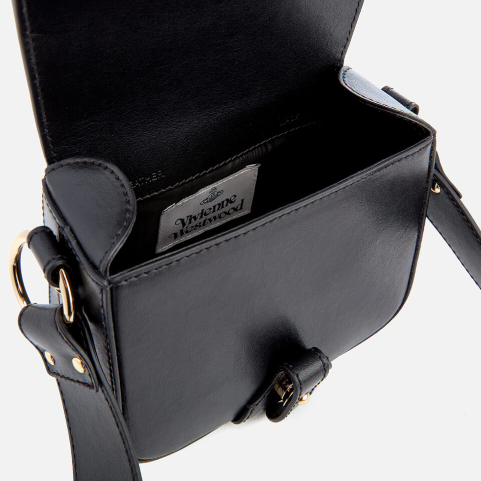 Vivienne Westwood Women's Folly Small Saddle Bag - Black