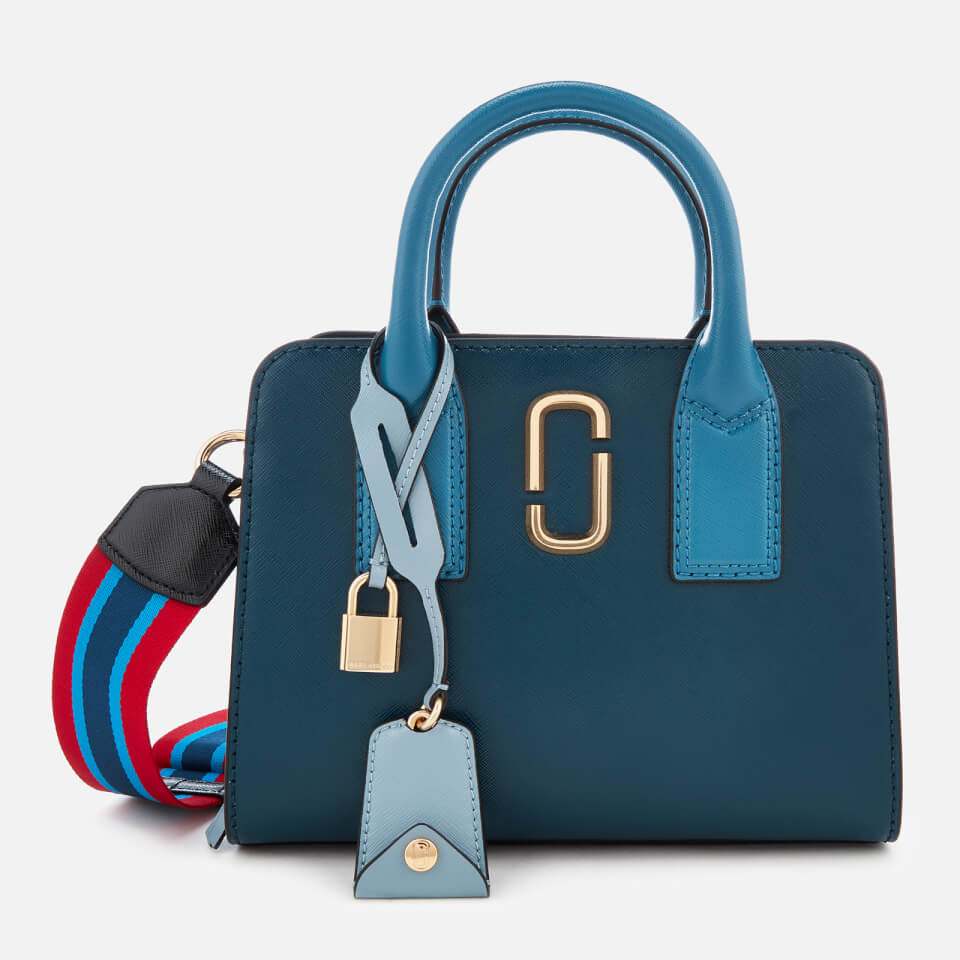 Marc Jacobs Women's Little Big Shot Tote Bag - Blue Sea/Multi