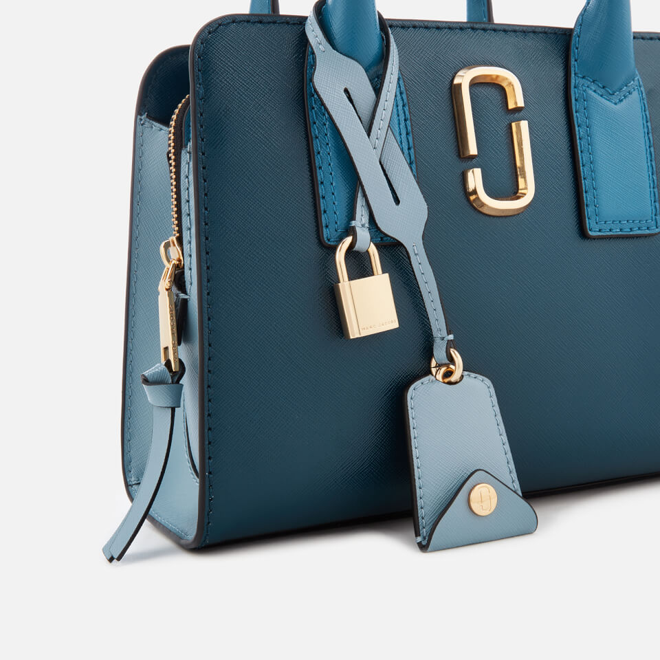 Marc Jacobs Women's Little Big Shot Tote Bag - Blue Sea/Multi
