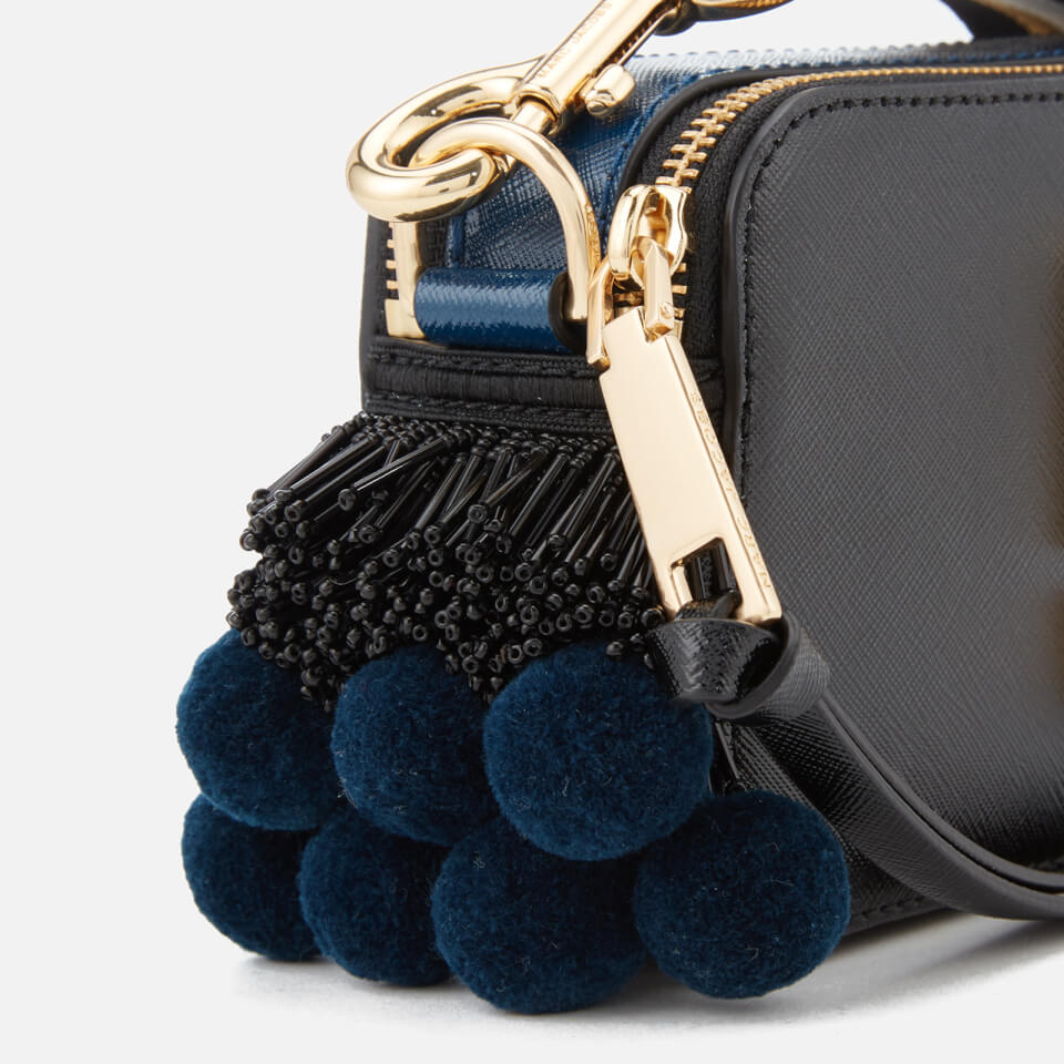 Marc Jacobs Women's Snapshot Beads and Poms Bag - Black/Multi
