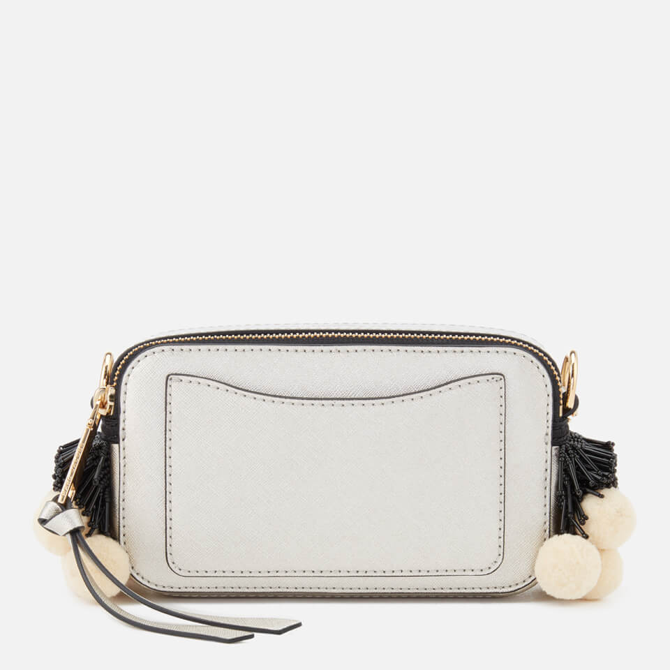 Marc Jacobs Women's Snapshot Beads and Poms Bag - Platinum/Multi