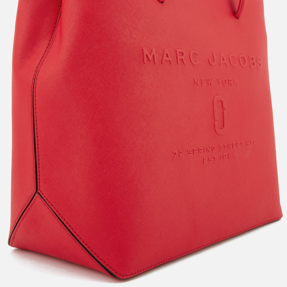 Marc Jacobs Women's Logo Shopper East West Tote Bag - Red Pepper