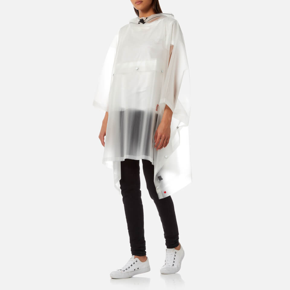 Hunter white raincoat cheap