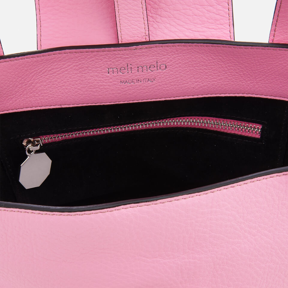 meli melo Women's Thela Mini Tote Bag with Studs - Peony Pink