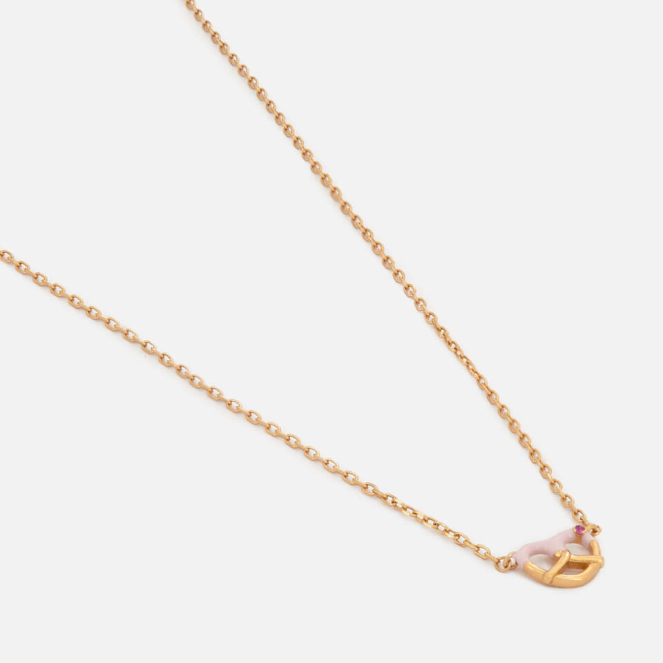 Marc Jacobs Women's Something Special Pretzal Pendant - Gold