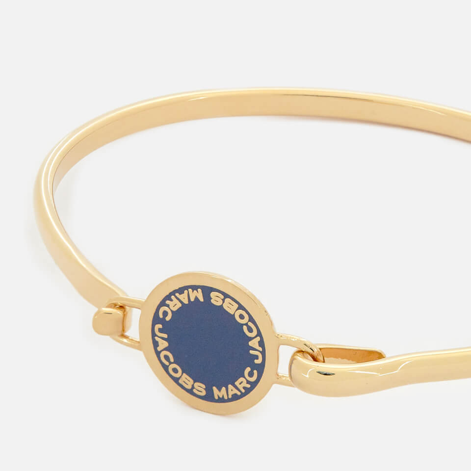 Marc Jacobs Women's Logo Disc Hinge Bracelet - Vintage Blue