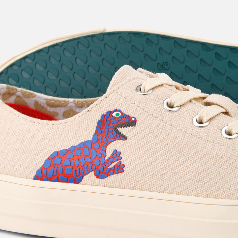 PS by Paul Smith Women's Kinsey Dino Canvas Low Top Trainers - Off White |  Worldwide Delivery | Allsole