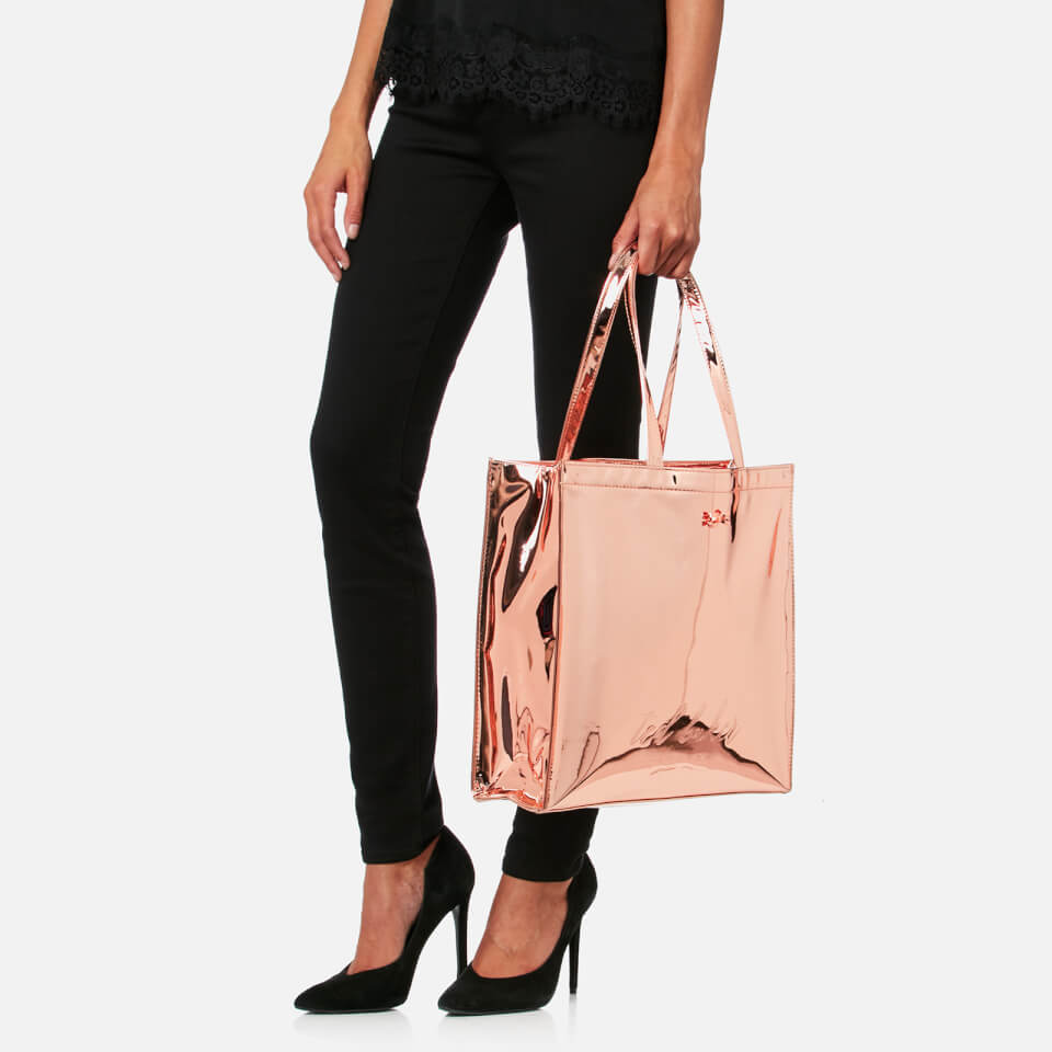 Ted Baker Women's Jencon Mirrored Large Icon Bag - Rose Gold