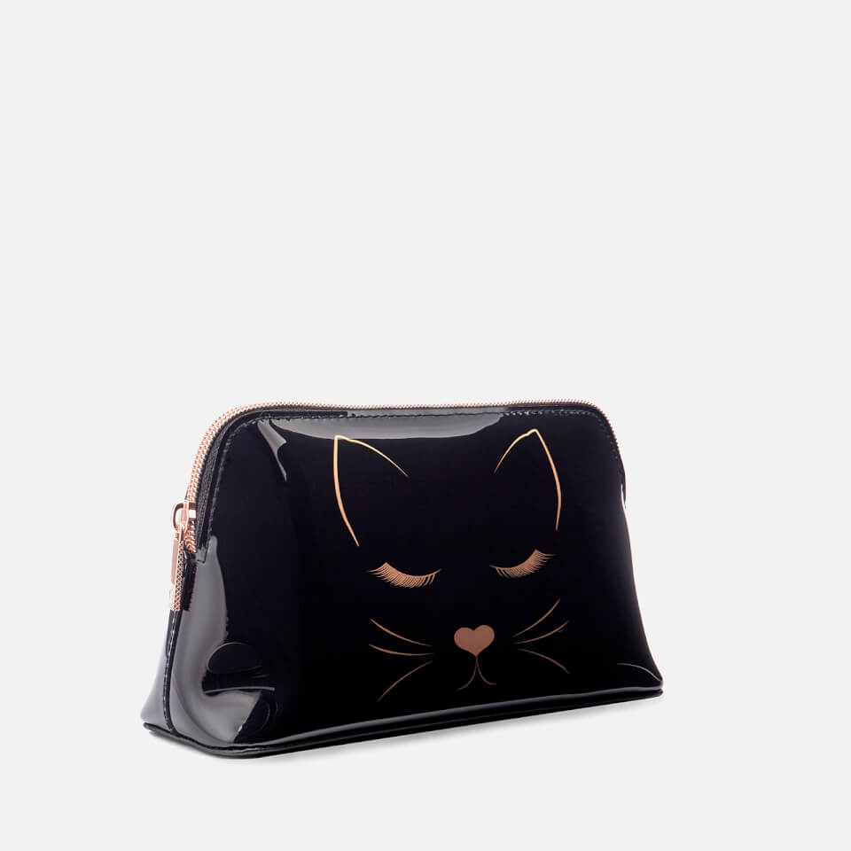Ted Baker Women's Linear Cat Makeup Bag - Black