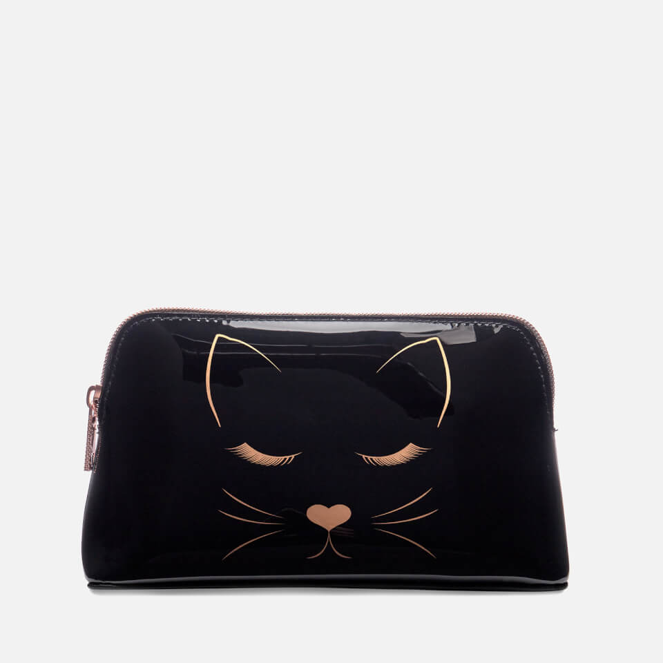 Ted Baker Women's Linear Cat Makeup Bag - Black