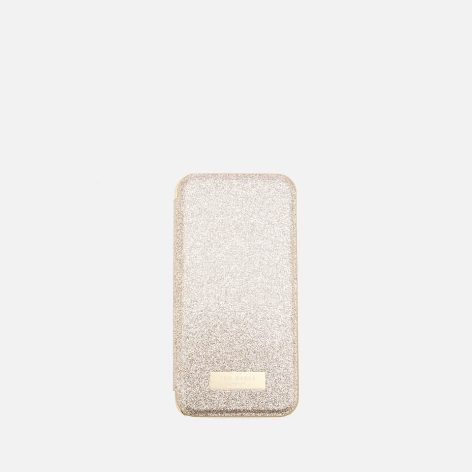Ted Baker Women's Glitter iPhone Mirror Case - Gold