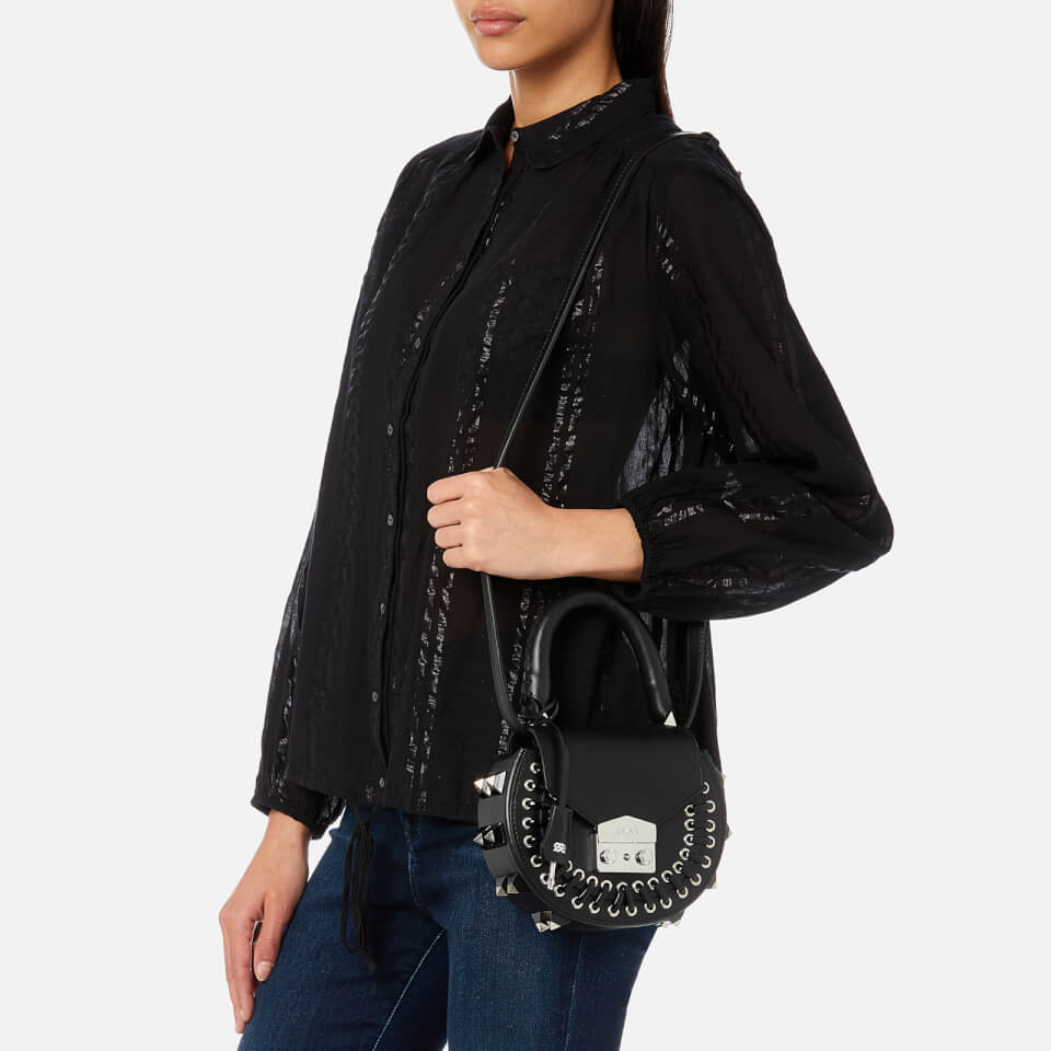 SALAR Women's Mimi Pocket Cross Body Bag - Black