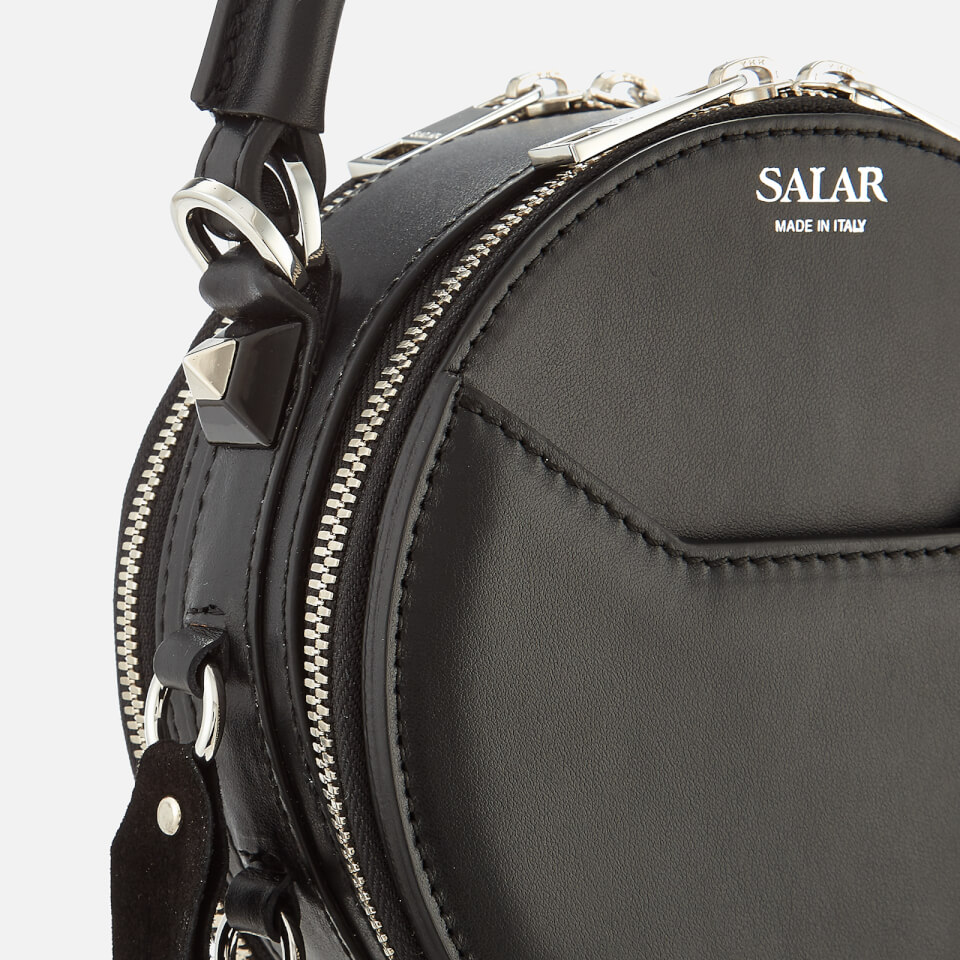 SALAR Women's Lea Fringe Cross Body Bag - Black