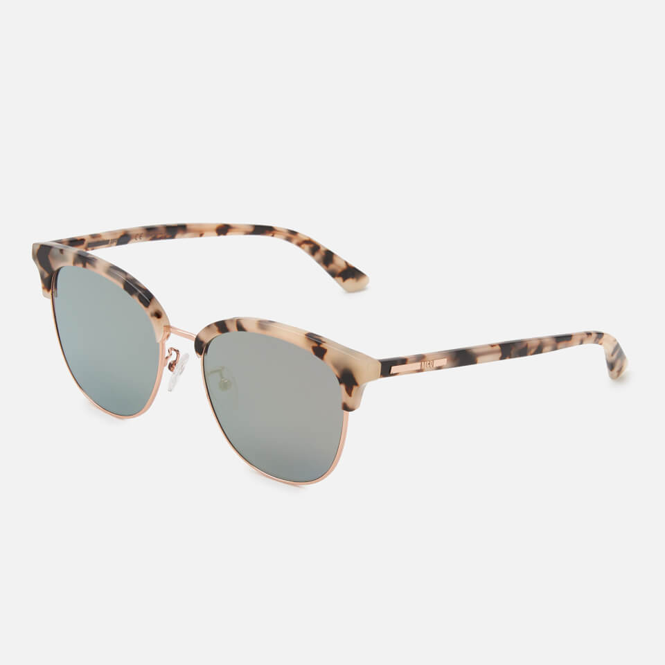 McQ Alexander McQueen Women's Rimless Base Sunglasses - Avana/Avana/Gold