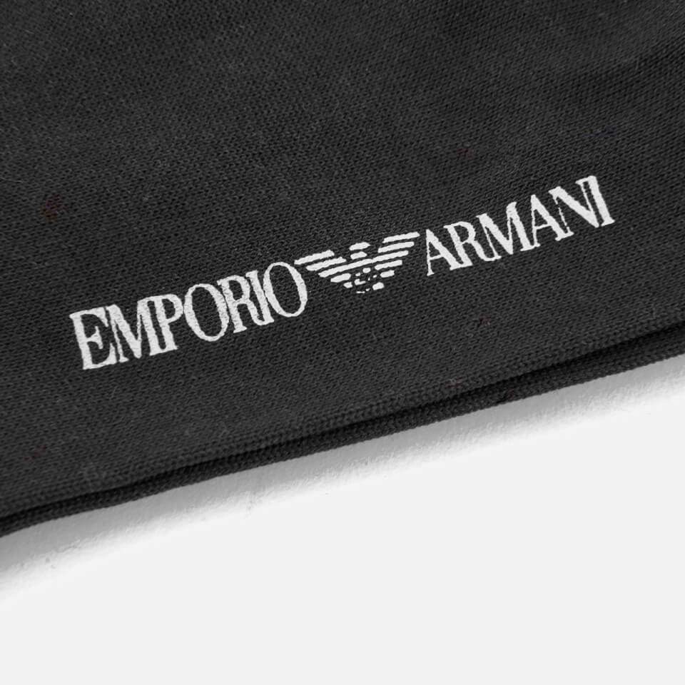 Emporio Armani Men's Filoscozia Cotton Socks - Anthracite