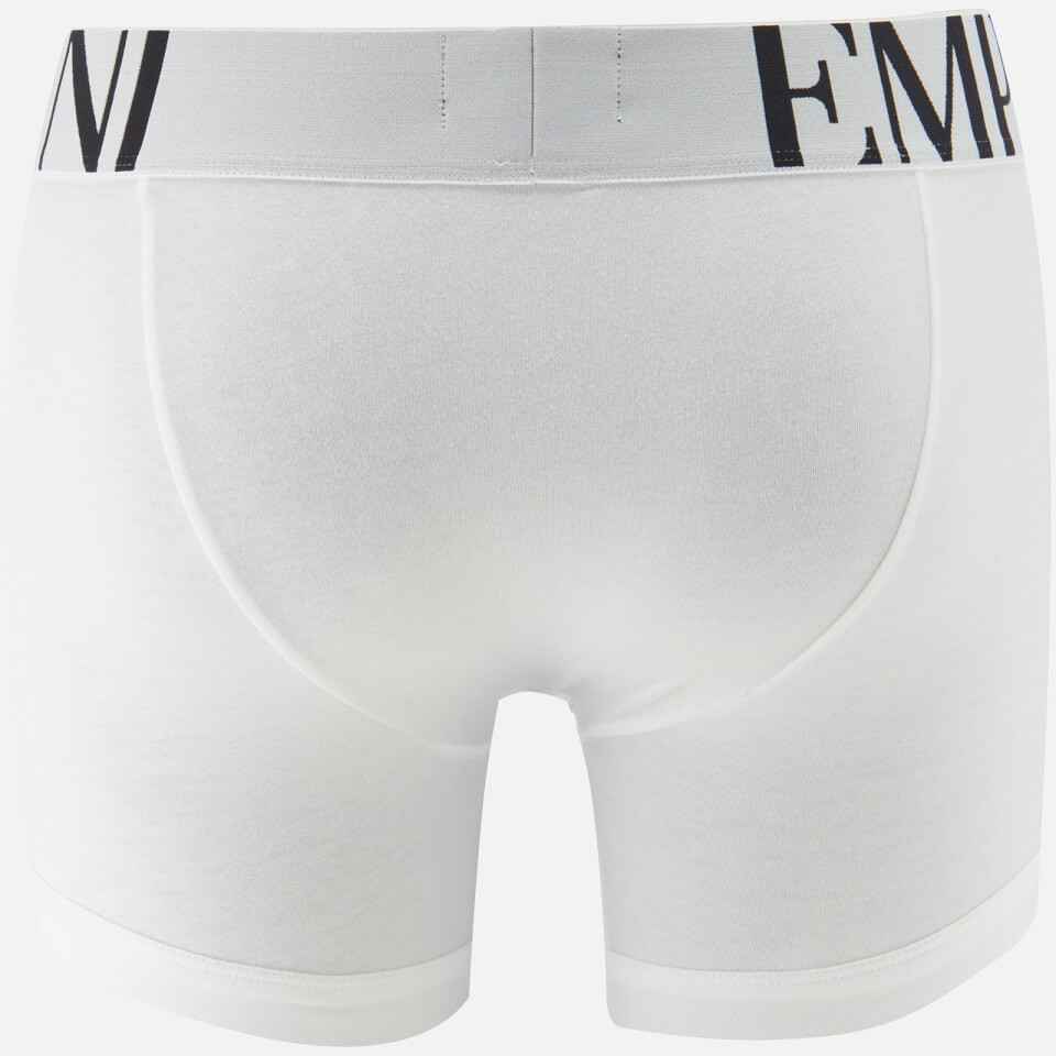Emporio Armani Men's Stretch Cotton Boxer Shorts - Bianco