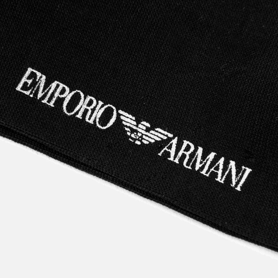 Emporio Armani Men's Filoscozia Cotton Socks - Nero