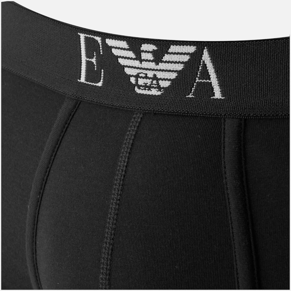 Emporio Armani Men's 2 Pack Cotton Stretch Boxer Shorts - Nero