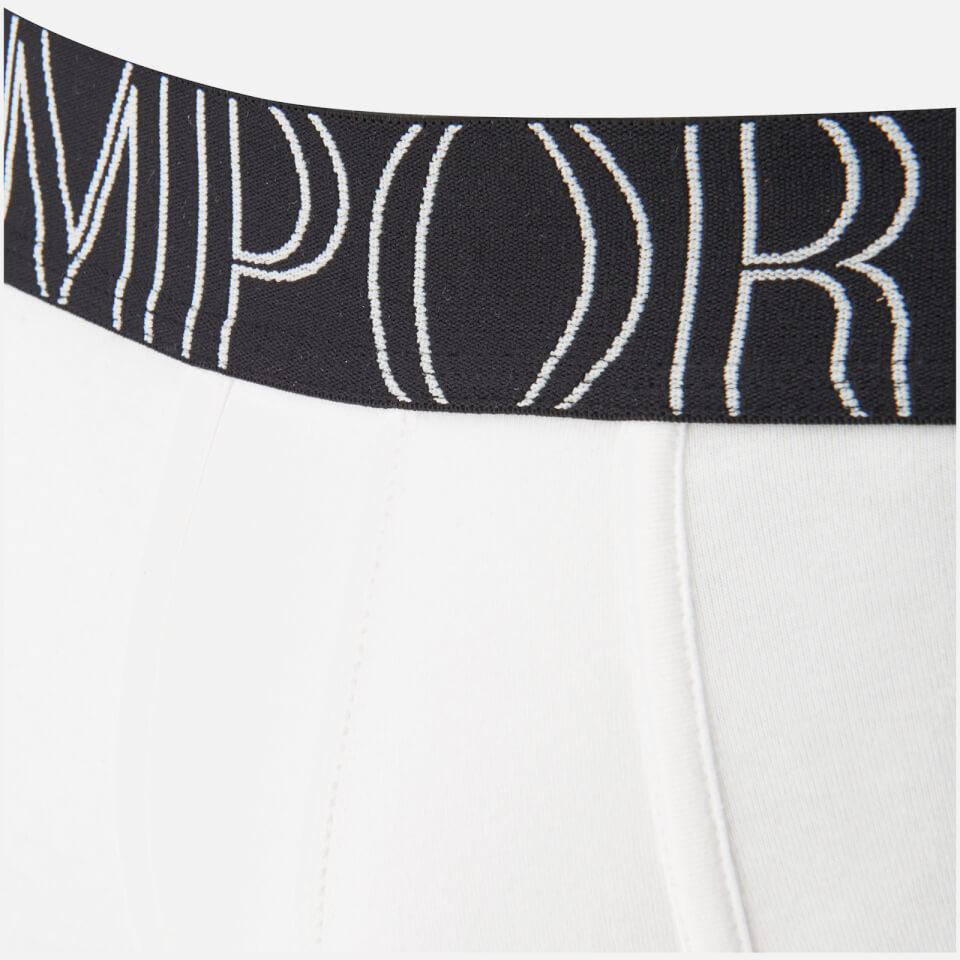 Emporio Armani Men's Stretch Cotton Boxer Shorts - Bianco