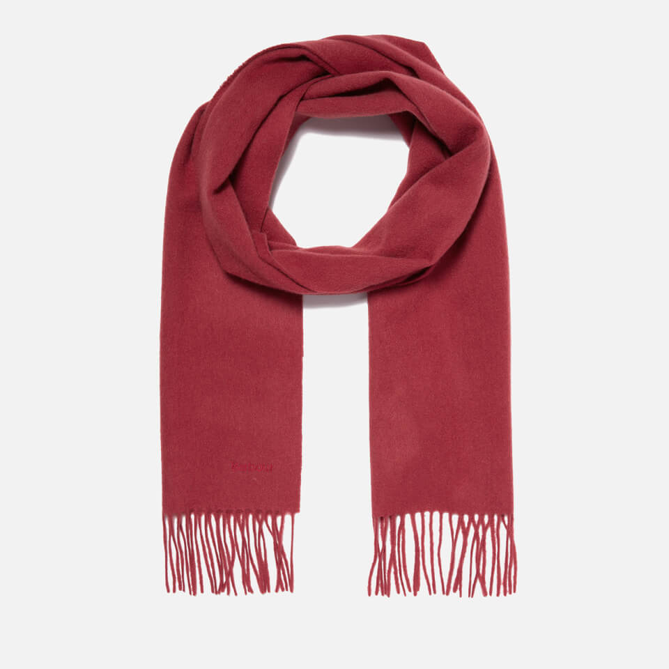 Barbour Lambswool Woven Scarf - Saffron
