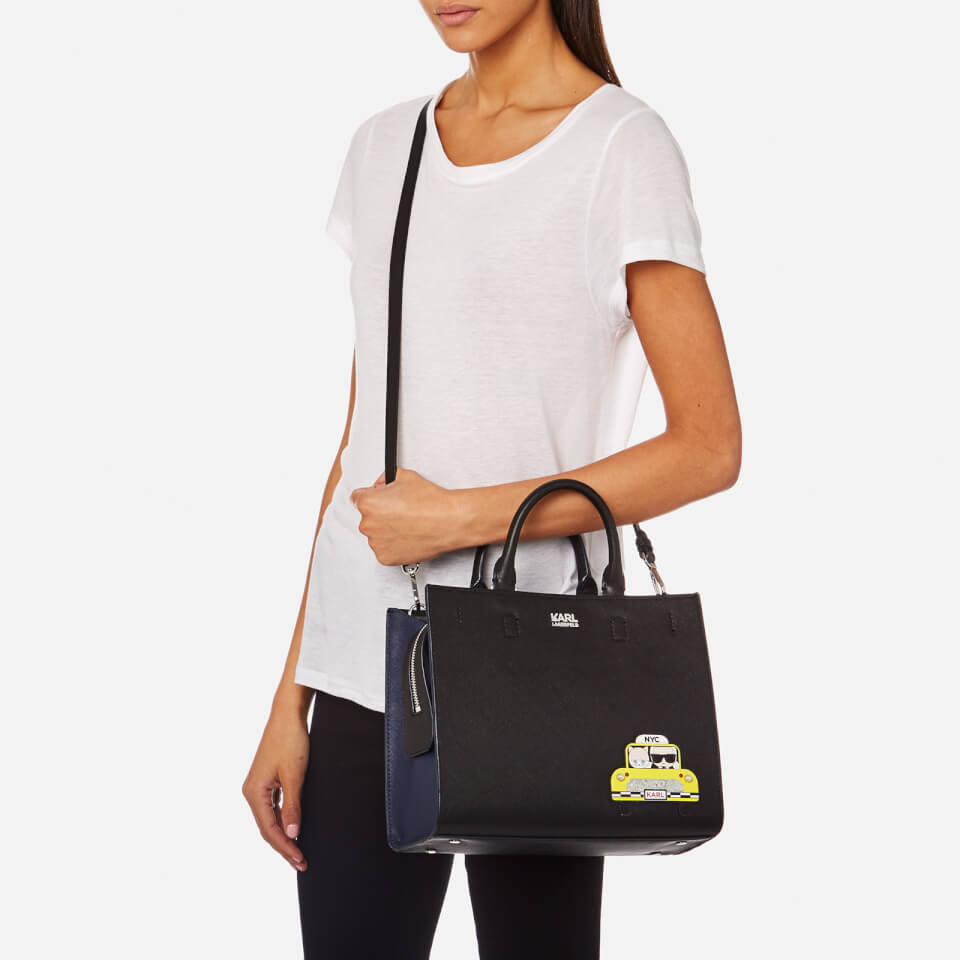 Karl Lagerfeld Women's Mini NYC Tote Bag - Black