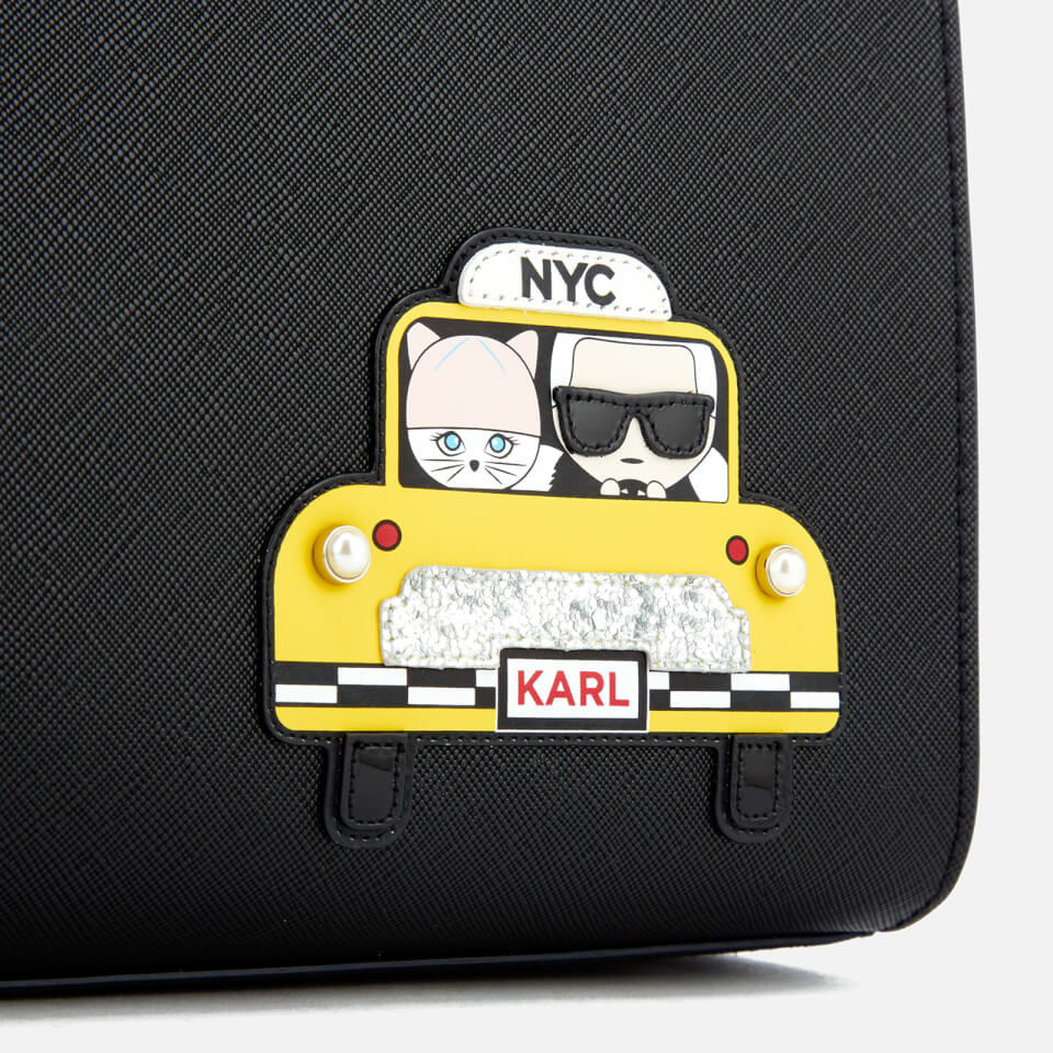 Karl Lagerfeld Women's Mini NYC Tote Bag - Black