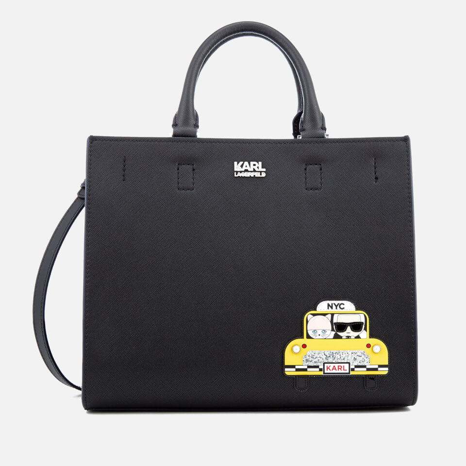 Karl Lagerfeld Women's Mini NYC Tote Bag - Black